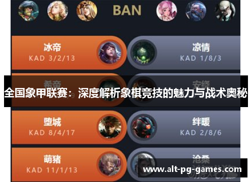 全国象甲联赛：深度解析象棋竞技的魅力与战术奥秘