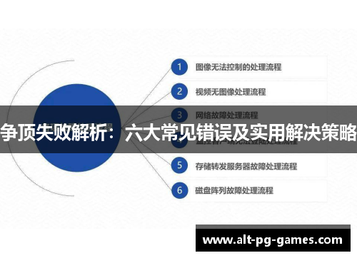 争顶失败解析：六大常见错误及实用解决策略
